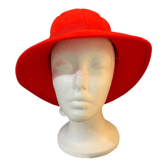 Doeskin 100% Wool Red Hat - Picture 3 of 5